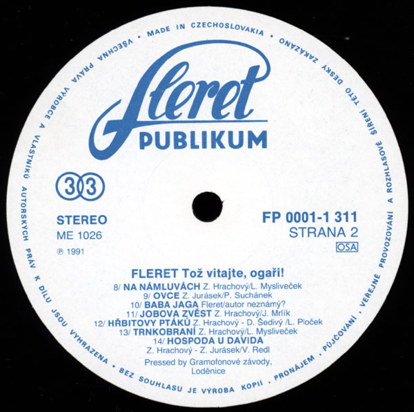 FLERET - TO VITAJTE, OGAI