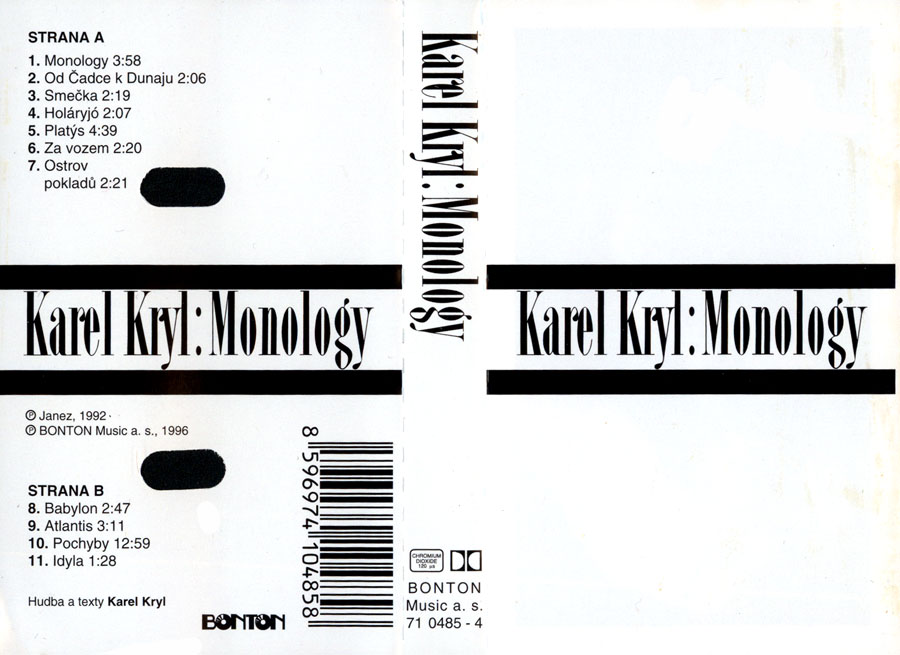 KAREL KRYL - MONOLOGY / MC 1