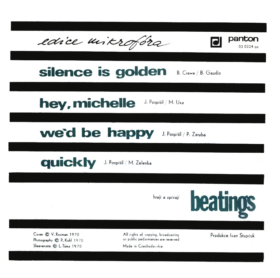 Beatings - Silence is Goldens / Hey Michelle - Wed Be Happy / Quickly 2