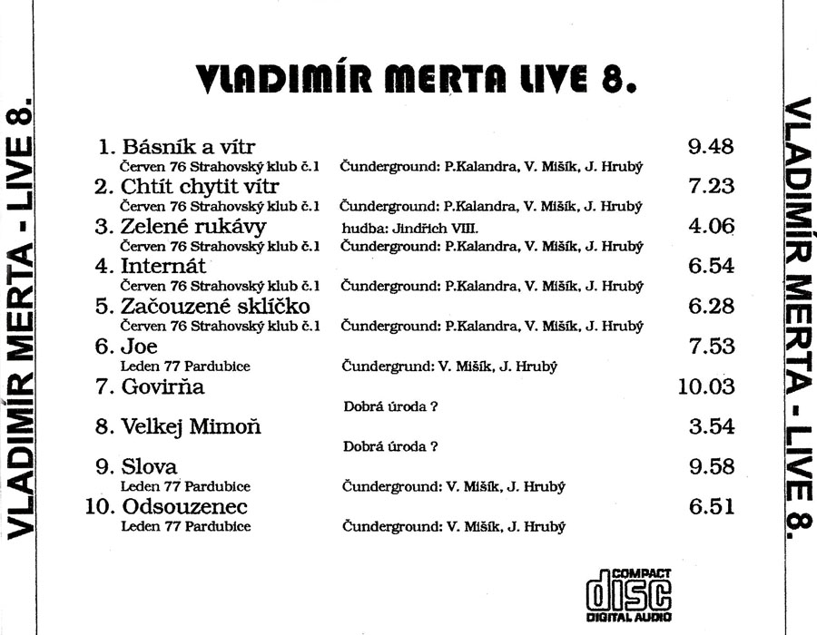 VLADIMR MERTA - LIVE 8