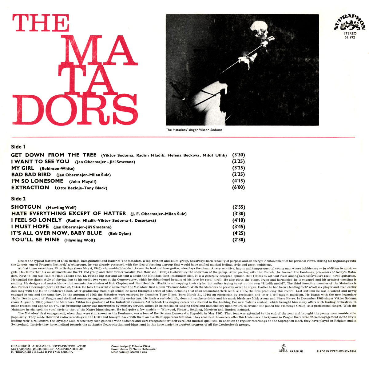 THE MATADORS - THE MATADORS (ARTIA) 2