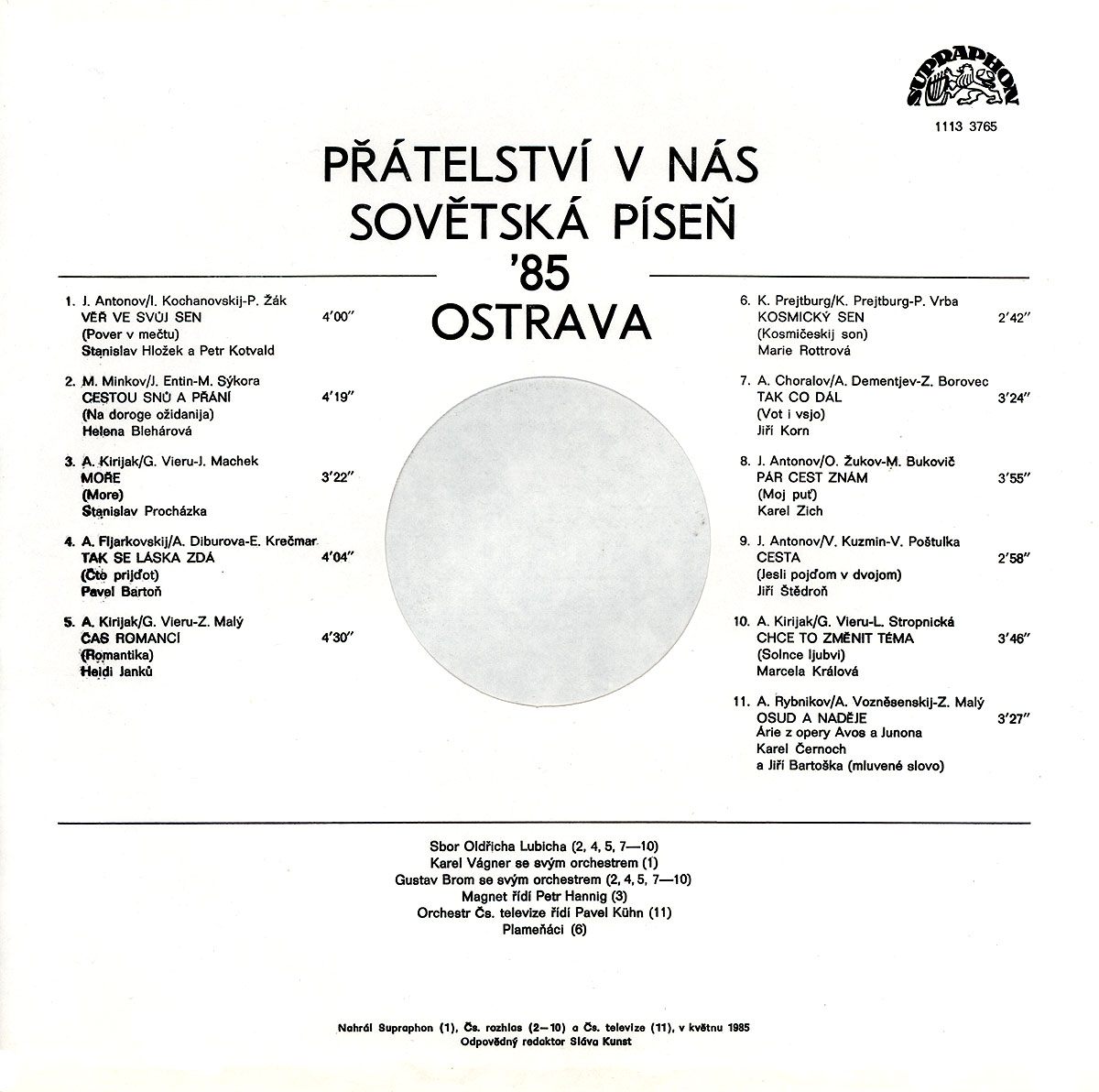 SOVTSK PSE OSTRAVA 85 - PTELSTV V NS 