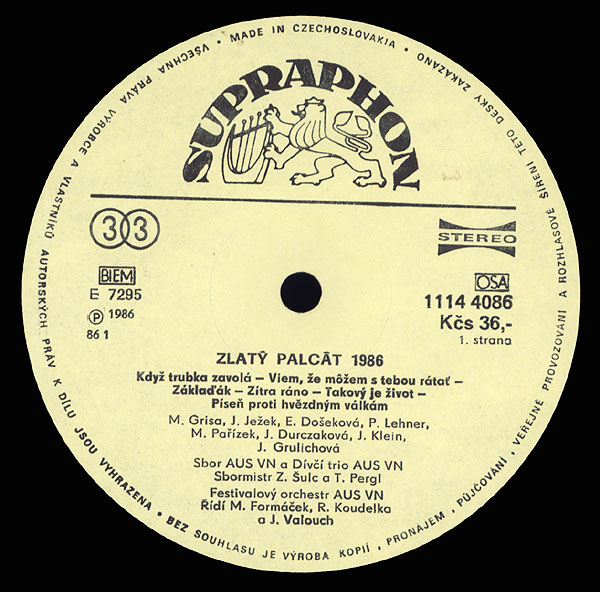 ZLAT PALCT 86 