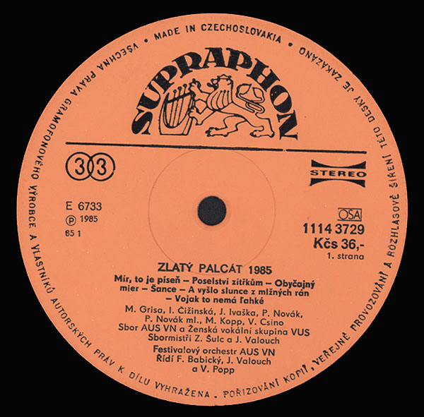 ZLAT PALCT 1985