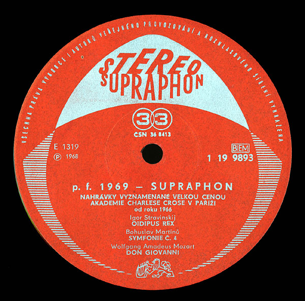 p.f.1969 - SUPRAPHON 3