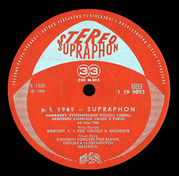 p.f.1969 - SUPRAPHON 4