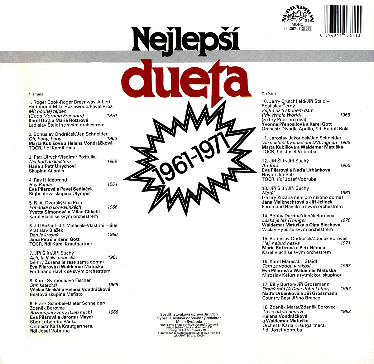 NEJLEP DUETA 1961 - 1971