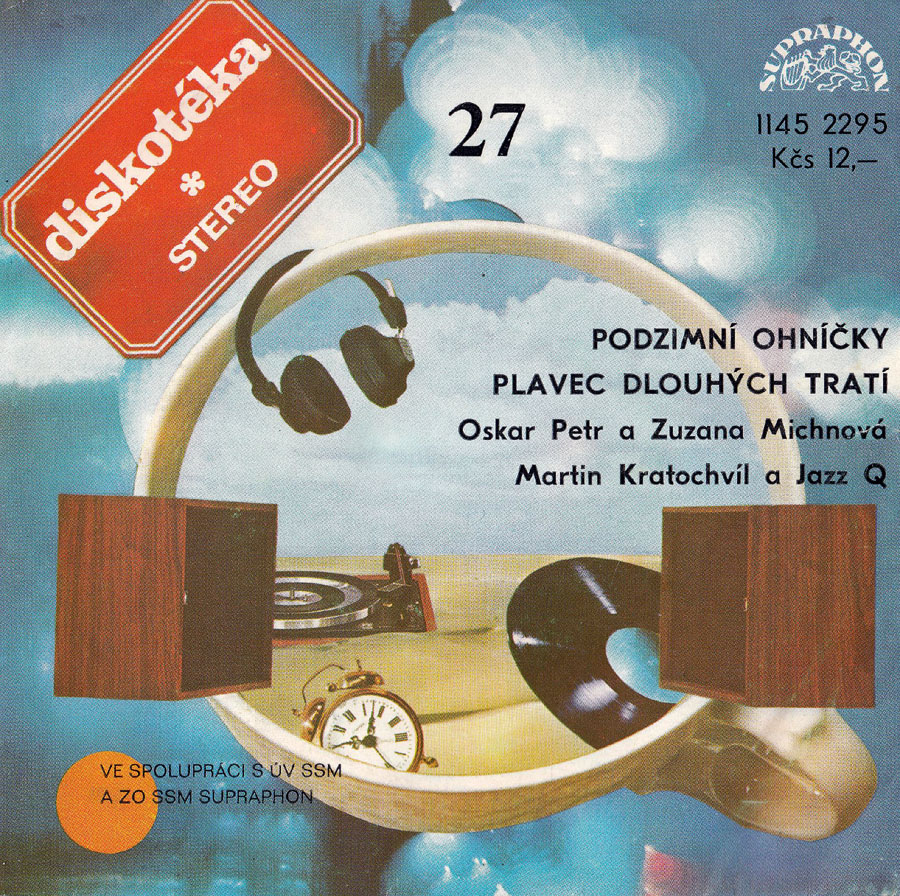 EDICE DISKOTKA 27 : Oskar Petr a Zuzana Michnov, Martin Kratochvl a Jazz Q - Podzimn ohnky / Plavec dlouhch trat
