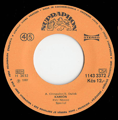 EDICE DISKOTKA 91 : Petr Nmec - tk / Kamin