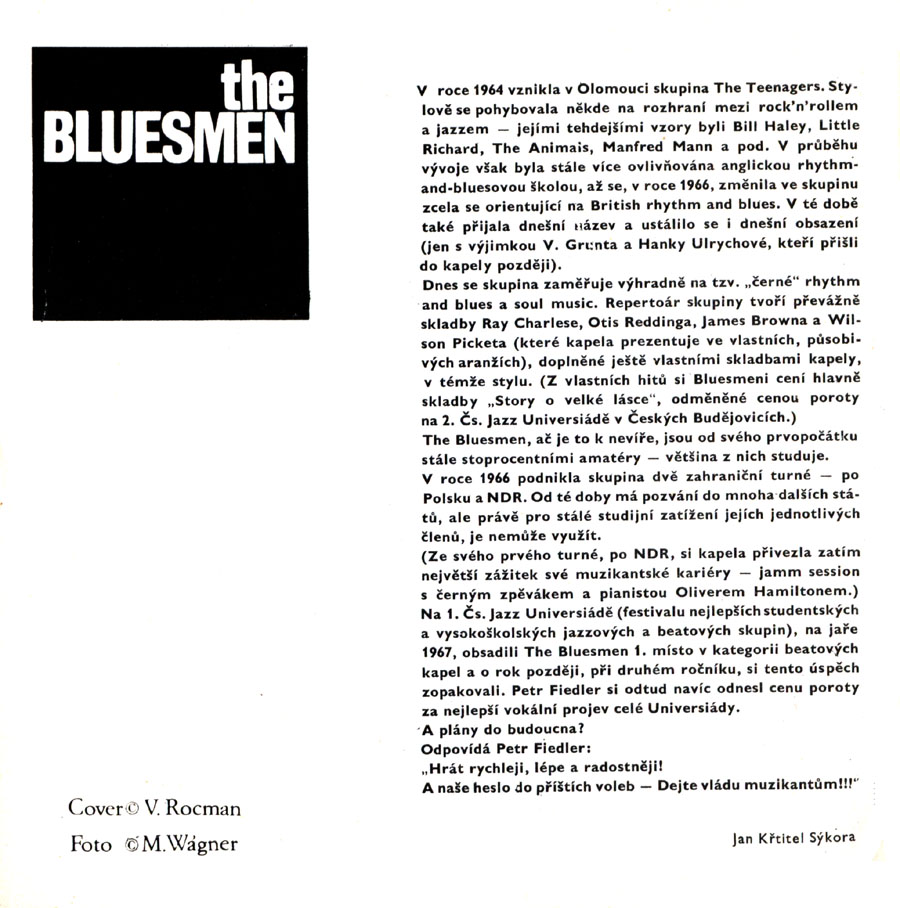 EDICE MIKROFRA: The Bluesmen - Zpvej mi dl / Nevidom dvka / Kdo pod oknem stv / Story o velk lsce 5