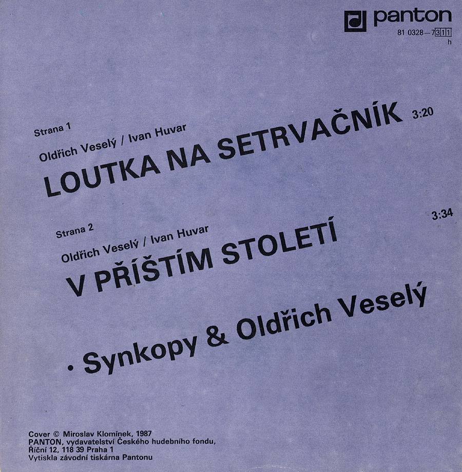 Edice ROCK Synkopy & Oldich Vesel - Loutka na strvank / V ptm stolet  2